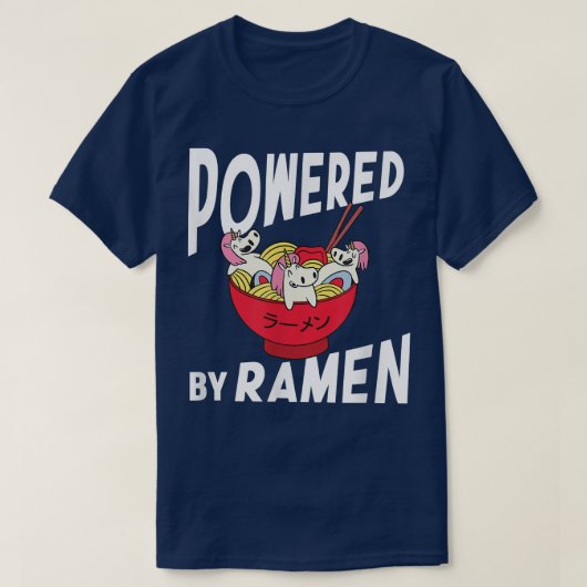 パワーラーメンアニメ麺かわいい日本のズジャパン  Tシャツ (デザイン正面)