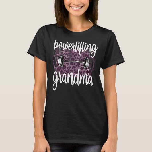 パワーリフター祖母のパワーリフター祖母 Tシャツ (正面)