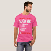 パワーリフティおもしろいング重量挙げ Tシャツ (正面フル)