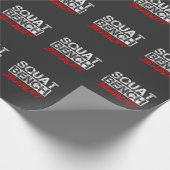 パワーリフティングトレーニングスクアットベンチデッドリフトスポーツ ラッピングペーパー (角)