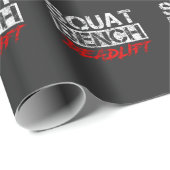 パワーリフティングトレーニングスクアットベンチデッドリフトスポーツ ラッピングペーパー (ロールコーナー)