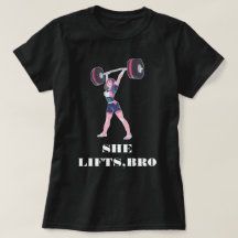 パワーリフティングヘビーウェイトトレーニング女性Tシャツ