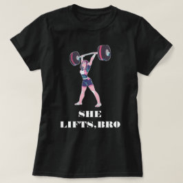 パワーリフティングヘビーウェイトトレーニング女性Tシャツ Tシャツ