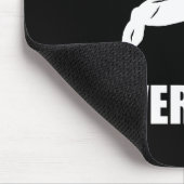 「パワーリフティング」スクワットやる気を起こさせる マウスパッド (コーナー)