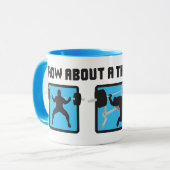 「パワーリフティング」 – スクワット、ベンチ、デッドリフト マグカップ (正面左)