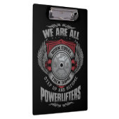 パワーリフティング – STEP UP - Barbellプレート – ジム クリップボード (右)