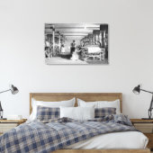 パワールーム織り， J. Tingle, 1835 キャンバスプリント (インサイチュ (寝室))