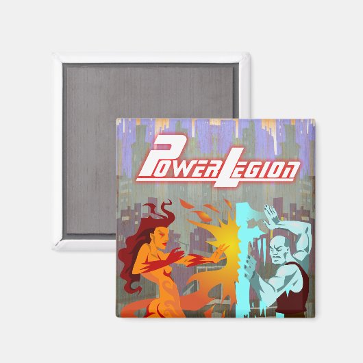 パワーレギオンマグネット:火と氷 マグネット (正面/裏面)