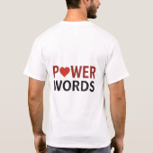 パワーワード Tシャツ (裏面)