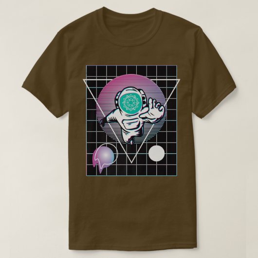 パワー元帳宇宙飛行士 Tシャツ (デザイン正面)
