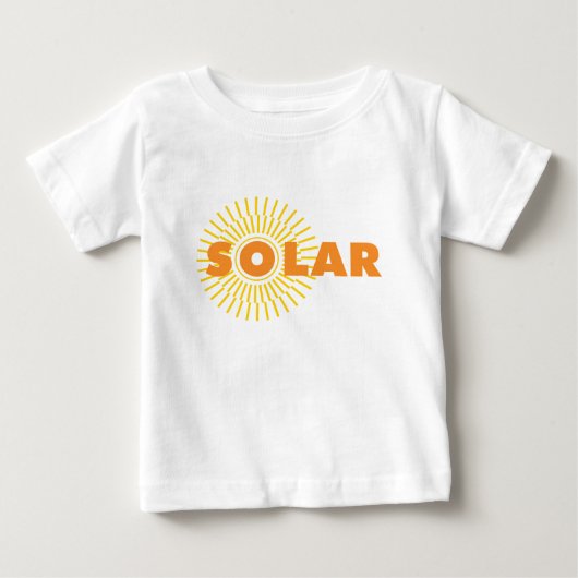 パワー太陽のサン ベビーTシャツ (正面)