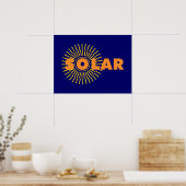 パワー太陽のサン ポスター (キッチン)