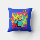 パワー女得の子パワー女性パワーライトニング クッション (裏面)