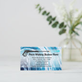 パワー洗浄圧洗浄ブルーウェーブ契約者 名刺 (スタンド正面)