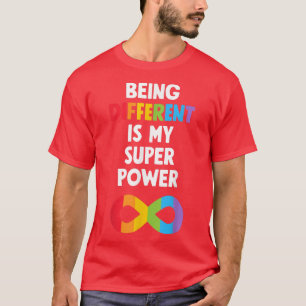 パワー違うすごい神経多様性ADHD自閉症A Tシャツ