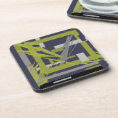 パワー エネルギー アブストラクト アート コースター (左側)