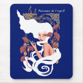 パワー・オブ・マインドアールヌーボーフローラ作品 マウスパッド