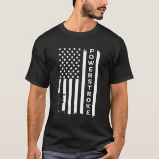 パワー・ストローク・アメリカ国旗 Tシャツ
