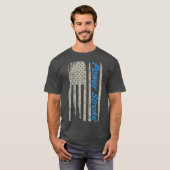 パワー・ストローク・アメリカ国旗 Tシャツ (正面フル)