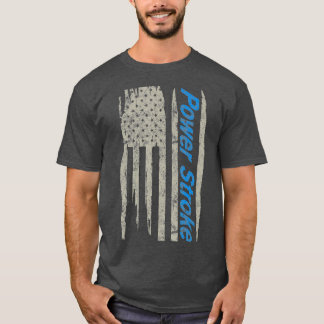 パワー・ストローク・アメリカ国旗 Tシャツ