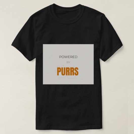 パワー・バイ・パース かわいい猫好き Tシャツ (デザイン正面)