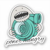 パワー・フラッシングVer.2カスタム枚のビニールシール シール (正面)