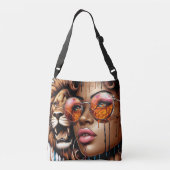 パワー。考え.痛み – インクコレクション クロスボディバッグ (裏面)