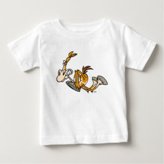 パワー 馬の漫画 赤ちゃんTシャツ ベビーTシャツ