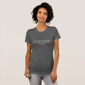 パワーTシャツのマーガレット引用文 Tシャツ (正面フル)