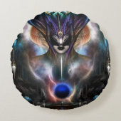 パワーWD円枕の台東山才 ラウンドクッション (正面)