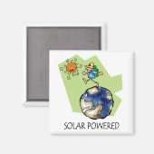 パワ太陽のード磁石 マグネット (正面/裏面)