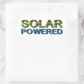 パワ太陽のー 楕円形シール (バッグ)