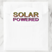 パワ太陽のー 楕円形シール (バッグ)