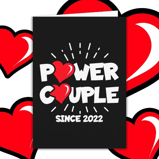 パワ結婚したー・カップル2022カワイイ結婚ズ記念日 カード