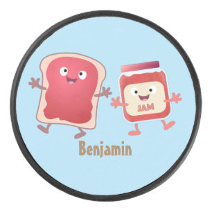 パンおもしろいとジャムのキャラクター アイスホッケーパック