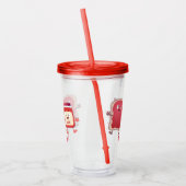 パンおもしろいとジャムのキャラクター アクリルタンブラー (左)