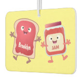 パンおもしろいとジャムのキャラクター カーエアーフレッシュナー (左)