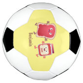パンおもしろいとジャムのキャラクター サッカーボール (回転)