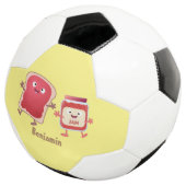 パンおもしろいとジャムのキャラクター サッカーボール (3/4)