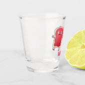 パンおもしろいとジャムのキャラクター ショットグラス (左)