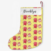 パンおもしろいとジャムのキャラクター スモールクリスマスストッキング (裏面)