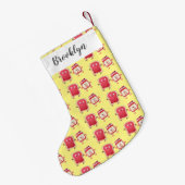 パンおもしろいとジャムのキャラクター スモールクリスマスストッキング (裏面 (吊り時))