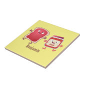 パンおもしろいとジャムのキャラクター タイル (側面)