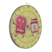 パンおもしろいとジャムのキャラクター ダーツボード (正面左)