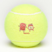 パンおもしろいとジャムのキャラクター テニスボール (裏面)