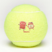 パンおもしろいとジャムのキャラクター テニスボール (正面)