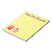 パンおもしろいとジャムのキャラクター ノートパッド (回転)