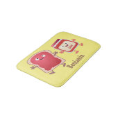 パンおもしろいとジャムのキャラクター バスマット (アングル)