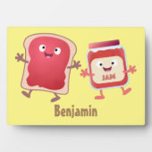 パンおもしろいとジャムのキャラクター フォトプラーク (正面)