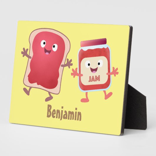 パンおもしろいとジャムのキャラクター フォトプラーク (側面)